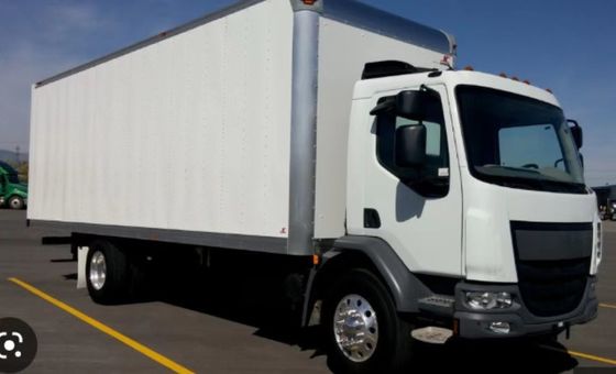 Commercial Diesel 4x2 Cargo Box Truck 22 Foot 2 Axle